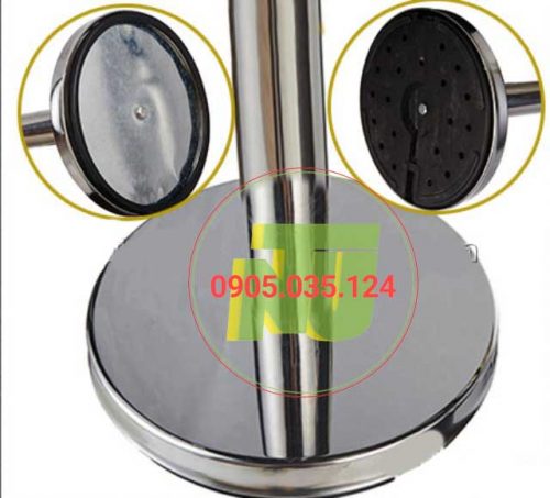 Cột phân cách inox giá rẻ sân bay, tòa nhà, hội nghị