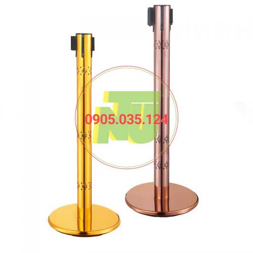 Cột chắn inox trang trí mạ vàng các tòa nhà, hội nghị