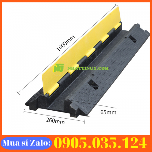 Gờ giảm tốc luồn dây cáp điện qua máng sử dùng ngoài trời