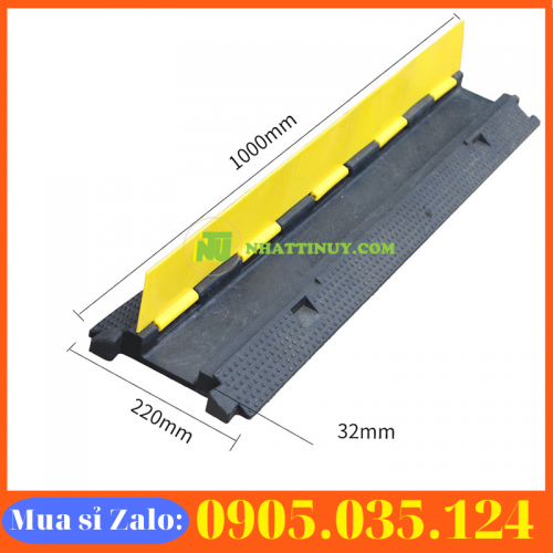 Gờ giảm tốc luồn dây cáp điện qua máng sử dùng ngoài trời