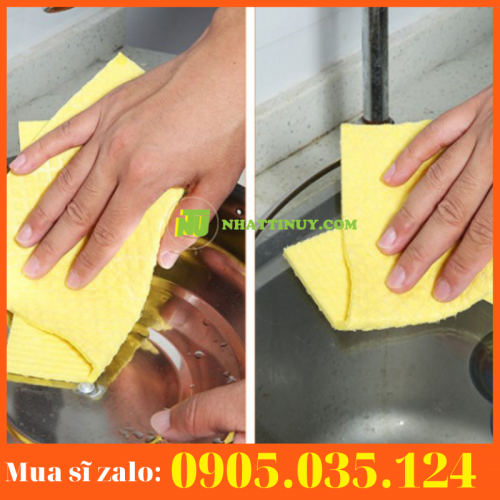 Khăn lau nhà bếp bột biển đa chức năng