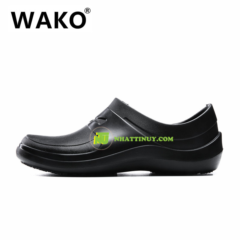 Giày đầu bếp đế cao su chống trượt WAKO