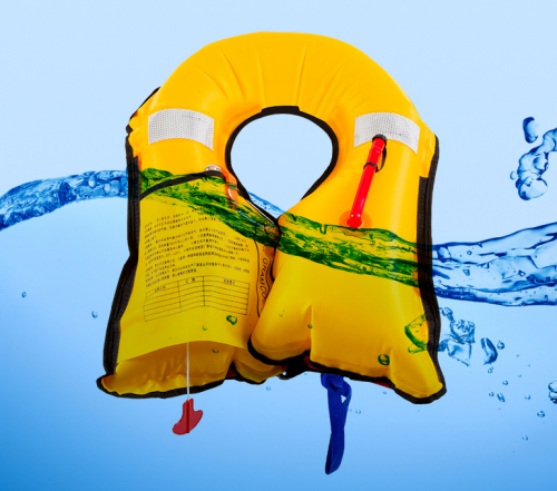 Áo phao người lớn cầm tay bơm hơi tự động chuyên nghiệp