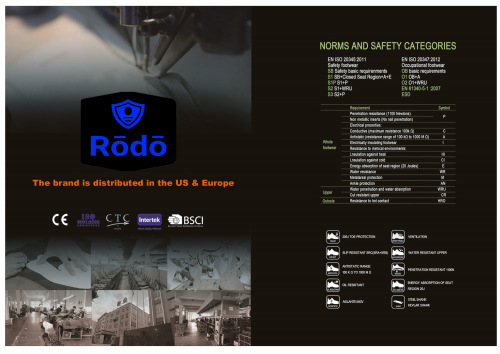 Cataloge Giày bảo hộ Rodo Safery 2023