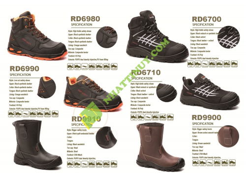 Cataloge Giày bảo hộ Rodo Safery 2023