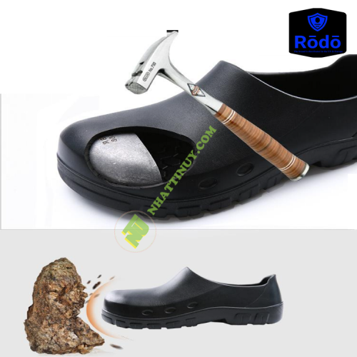 Giày đầu bếp có mũi thép, lỗ thoáng khí siêu nhẹ
