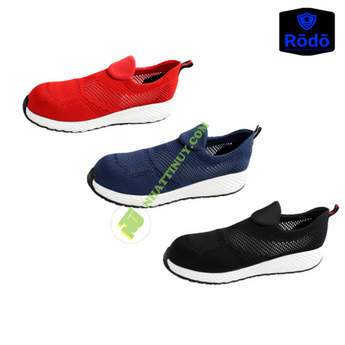 Giày bảo hộ thoáng khí mùa hè có mũi thép đế thép