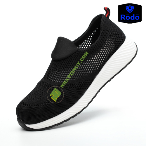 Giày bảo hộ thoáng khí mùa hè có mũi thép đế thép