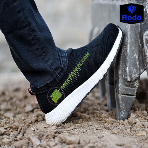 Giày bảo hộ thoáng khí mùa hè có mũi thép đế thép