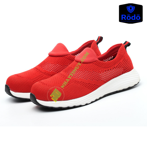 Giày bảo hộ thoáng khí mùa hè có mũi thép đế thép