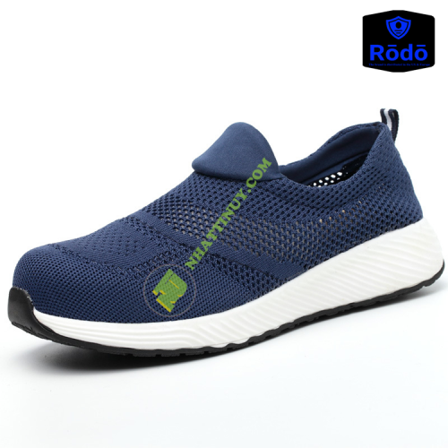 Giày bảo hộ thoáng khí mùa hè có mũi thép đế thép