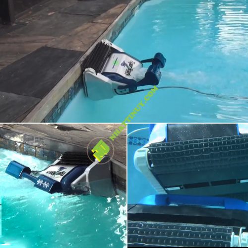 Máy hút nước thải bể bơi tự động Robot làm sạch dưới nước TigerShark2 Plus Henwo phân phối tại Mỹ, xử lý hồ sơ rộng 600 m2