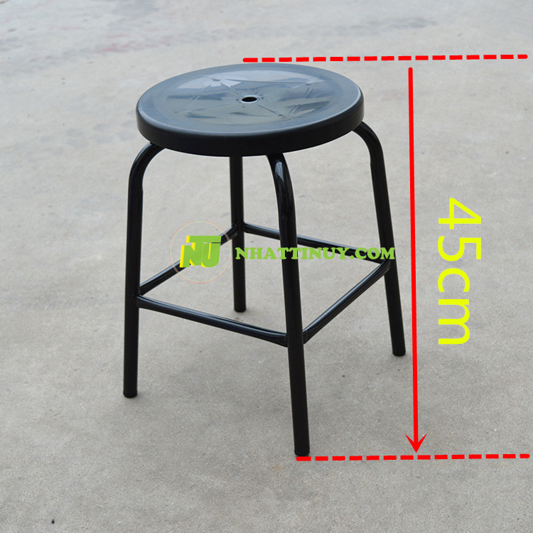 Ghế tròn chống tĩnh điện ống thép đường kính 22MM dày 1.0