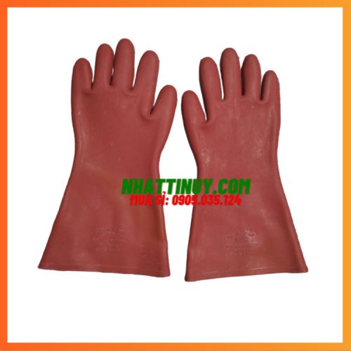 Găng tay thợ điện cách điện cao áp 12KV an toàn vận hành
