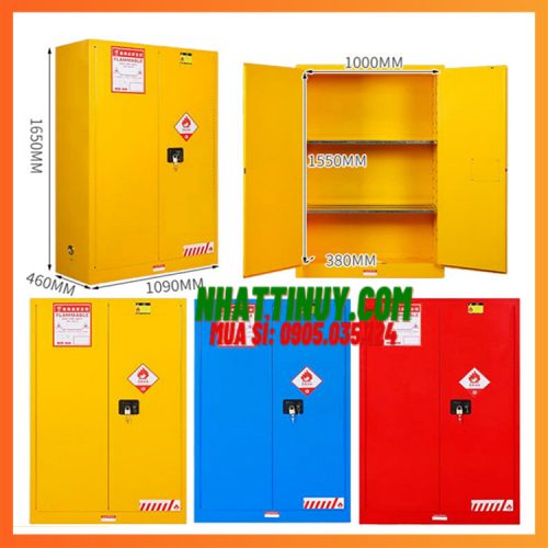 Tủ chống cháy nổ 110 gallon; tủ đựng hóa chất độc hại