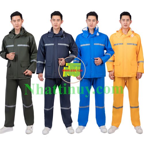 QUẦN ÁO MƯA, BỘ ÁO MƯA CHỐNG THẤM NƯỚC CÓ PHẢN QUANG RODO