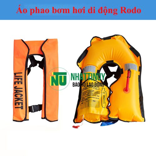 Áo phao bơm hơi di động dành cho người lớn áo phao cứu sinh khẩn cấp Rodo