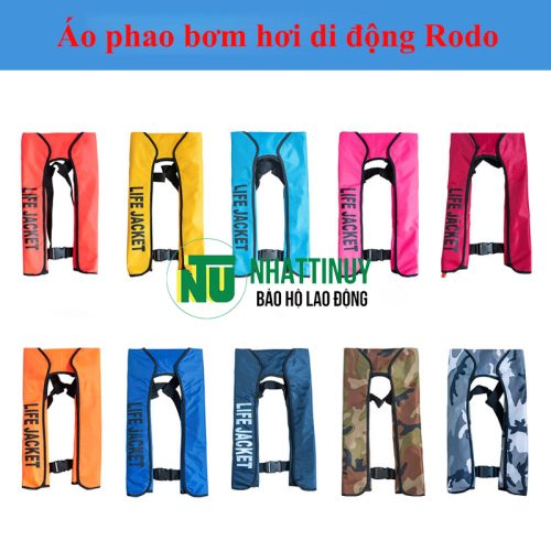 Áo phao bơm hơi di động dành cho người lớn áo phao cứu sinh khẩn cấp Rodo