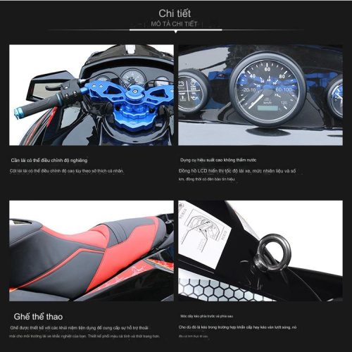 Thuyền máy điện trượt nước, xe máy nước tốc độ cao Jetski YE-HUA CA-5 1300cc
